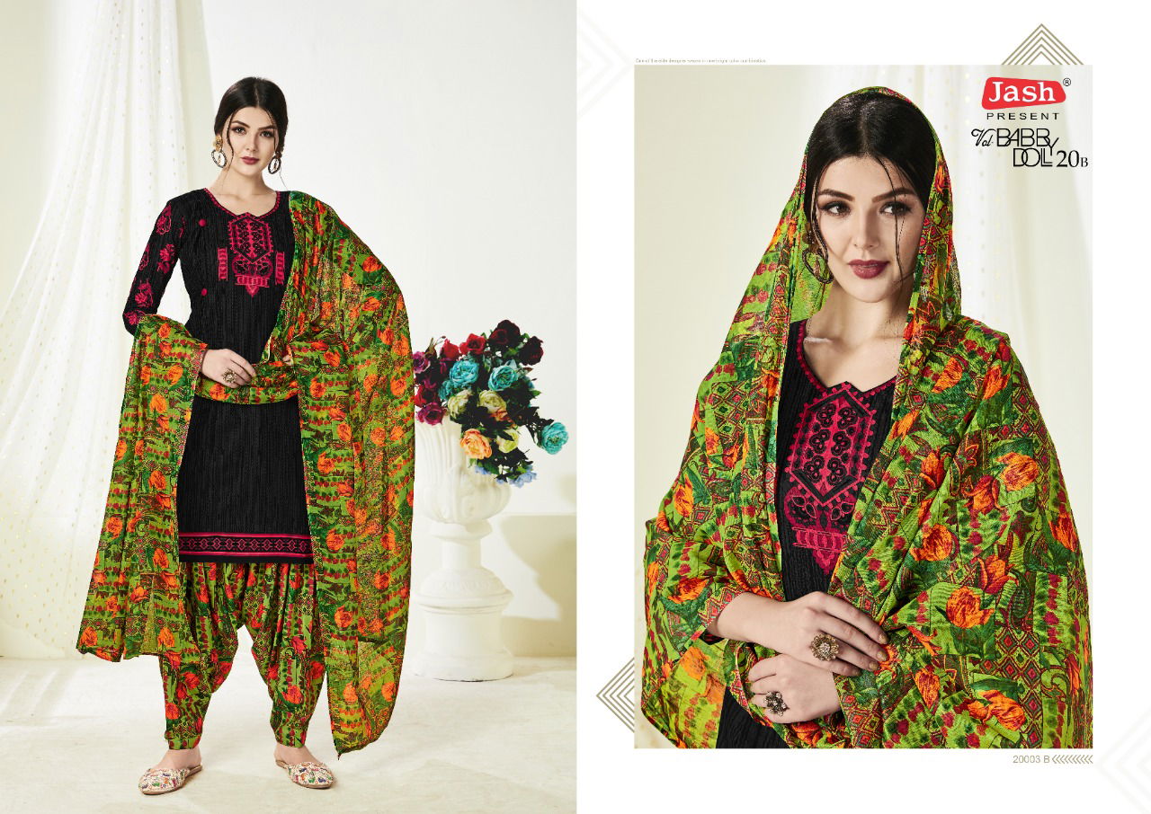 Jash Baby Doll 20 B Pure Cotton Printed Dress Material